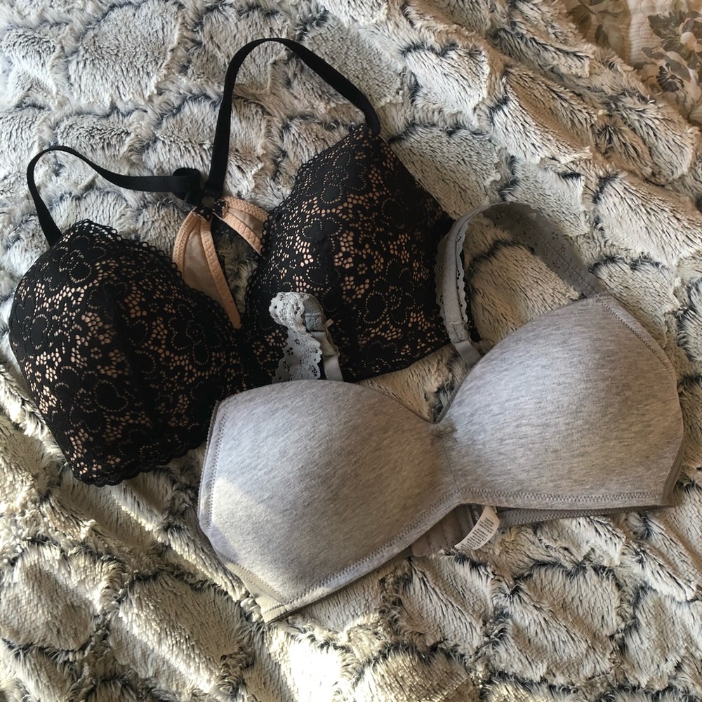 2 Aerie wireless bras 36C